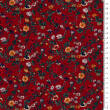 Viscose fabric AUTUMN MAROON MEADOW #D2971-05