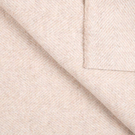 Tkanina płaszczowa z wełną HERRINGBONE MACADAMIA #D06-01