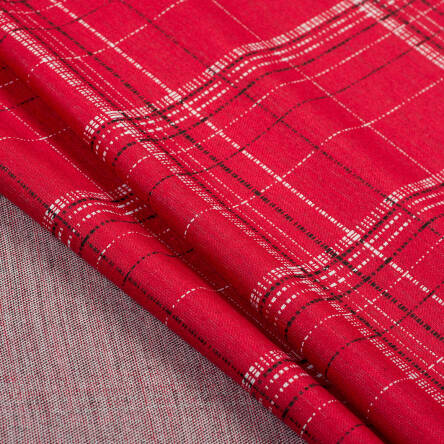 Knitted fabric check RED 300g