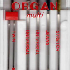 ORGAN - MULTI needles 5 pcs. MIX / thickness 75, 90.80, 80/2
