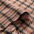 Houndstooth check  fabric BEIGE-PINK
