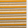 Knitted fabric with linen - MUSTARD STRIPES