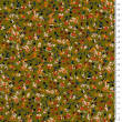 Viscose fabric CLIMBER PLANTS OLIVE #D2968-03