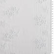Viscose fabric WHITE EMBROIDERED TINY FLOWERS