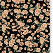 Viscose fabric FLOWERS ON BLACK 8683 #03