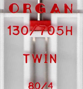 ORGAN - needle TWIN 1 pc. / thickness 80