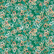 Tkanina wiskozowa FLOWERING PLANTS ON GREEN RM19528 #04