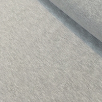 Bündchen-  gebleicht grau melange