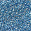 Cotton fabric PREMIUM PAISLEY ON BLUE #175 #01