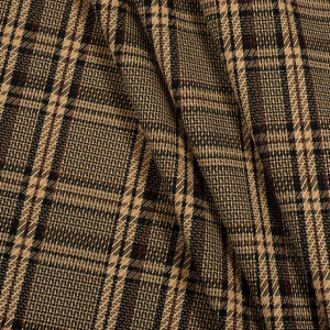 Tkanina kratka BEŻ/CZARNY 