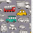 Tkanina bawełniana TWILL Cars & Trukcs on gray D04 #01