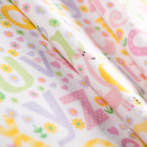 Flanela - Alphabet RÓŻ