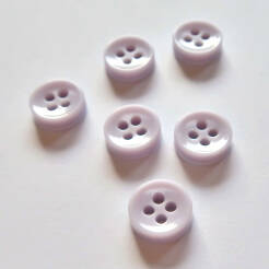 Button - 10 mm ashen grey