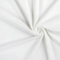Welur bawełniany - OFF WHITE