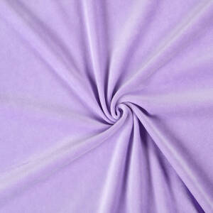 Welur bawełniany - FIOLETOWY JASNY