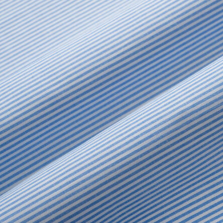 Tkanina bawełniana elastyczna -paseczki pastel niebieski