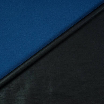 Fabric Double-sided Viscose Black/Blue