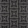 Cotton fabric PREMIUM BLACK ETHNIC PAISLEY #114 #03