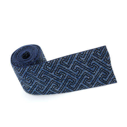 Knitted rubber NAVY BLUE LAB 50 mm