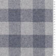 Fabric with wool LARGE CHECK MIRAGE GRAY #D105-01