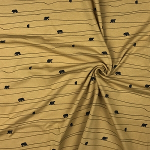 Miś horyzont jersey MUSZTARDA 