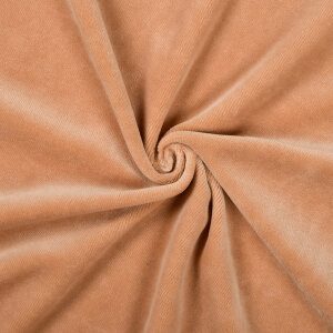 Welur bawełniany - ORZECH LASKOWY