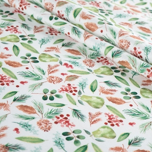 Winter Woods Bountiful in White