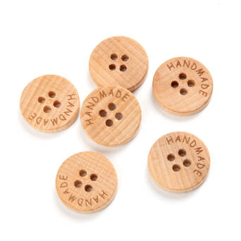 Guzik - 23 mm drewniany HANDMADE