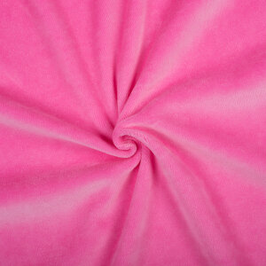 Welur bawełniany - LANDRYNKOWY RÓŻ