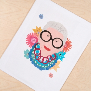 Panel Iris 50 x 60 cm jersey