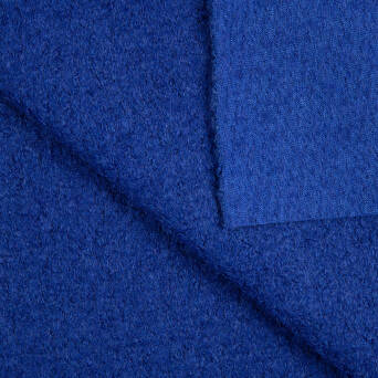 Materiał płaszczowy Boucle - STRONG BLUE A1103 #67