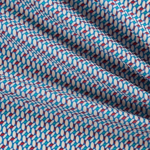 Viscose -  lenses BEIGE / BLUE