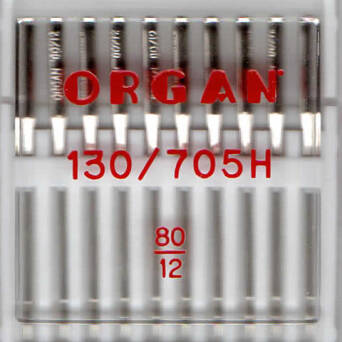 ORGAN - uniwersalne igły do tkanin 10 szt / grubość 80
