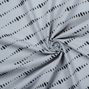 Ellipsis na popielatym - nadruk połyskujący