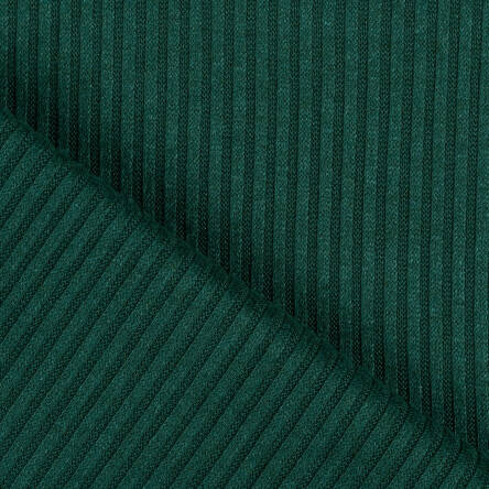 Knitted sweater fabric 300g - DARK GREEN