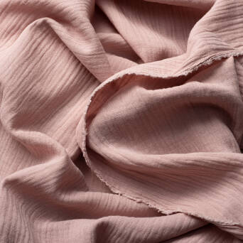 Muślin BRUDNY RÓŻ