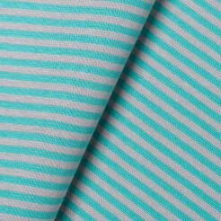 Striped cuff -  mint & grey >90< cm