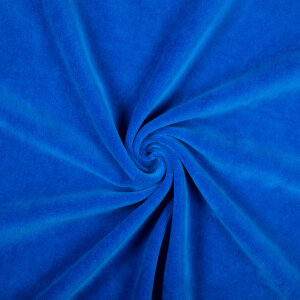 Welur bawełniany - CIEMNY NIEBIESKI