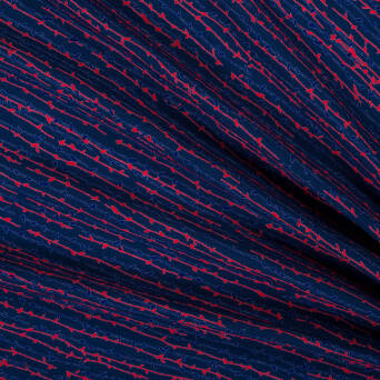 Viscose fabric twigs D2073#06