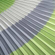 Pleated fabric LIME/GREY/white