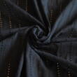 Cotton fabric EMBROIDERED OPENWORK FABRIC NAVY