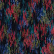 Viscose fabric RED-BLUE BRAIDS #D2848-01