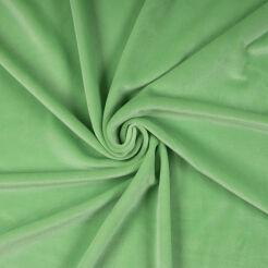 Welur elastyczny SUPERSOFT GREEN PEAS - 150 cm Ostatni Kupon 1,10m