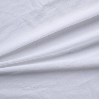 WASHED COTTON fabric WHITE