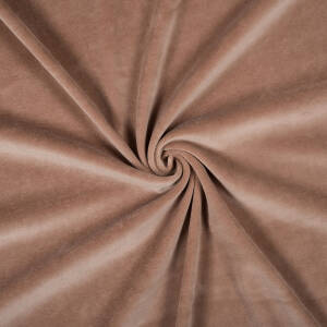 Cotton velour - BEIGE MOKKA