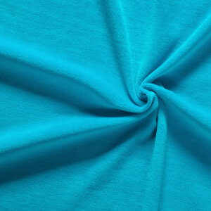 Welur bawełniany - TURKUSOWY