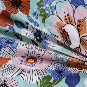 Tkanina wiskoza żakardowa - JAPAN ART I