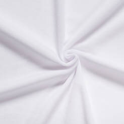 Welur bawełniany - Biały