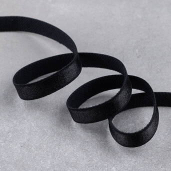 Shoulder strap elastic 10 mm BLACK