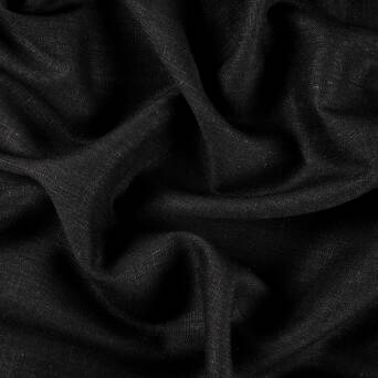 Tkanina len/wiskoza CLASSIC - BLACK NIGHT A1763 #16 Kupon 0,7 m